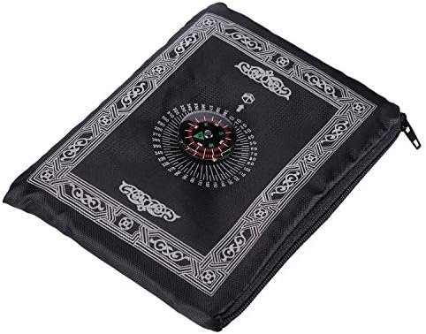 Tapis de Prière de Voyage Portables avec Boussole -