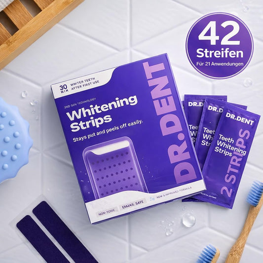 Bandes blanchissantes DRDENT violettes - 42 bandes (21 traitements)