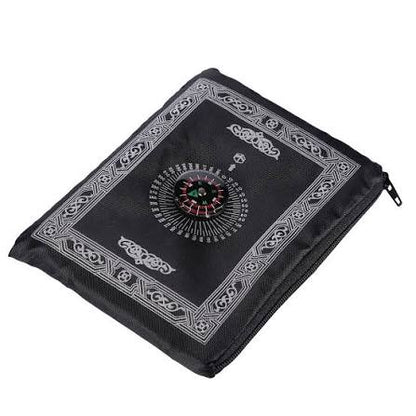 Tapis de Prière de Voyage Portables avec Boussole -